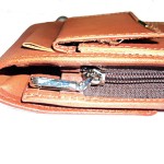 کیف پاسپورت گردنی چرم طبیعی